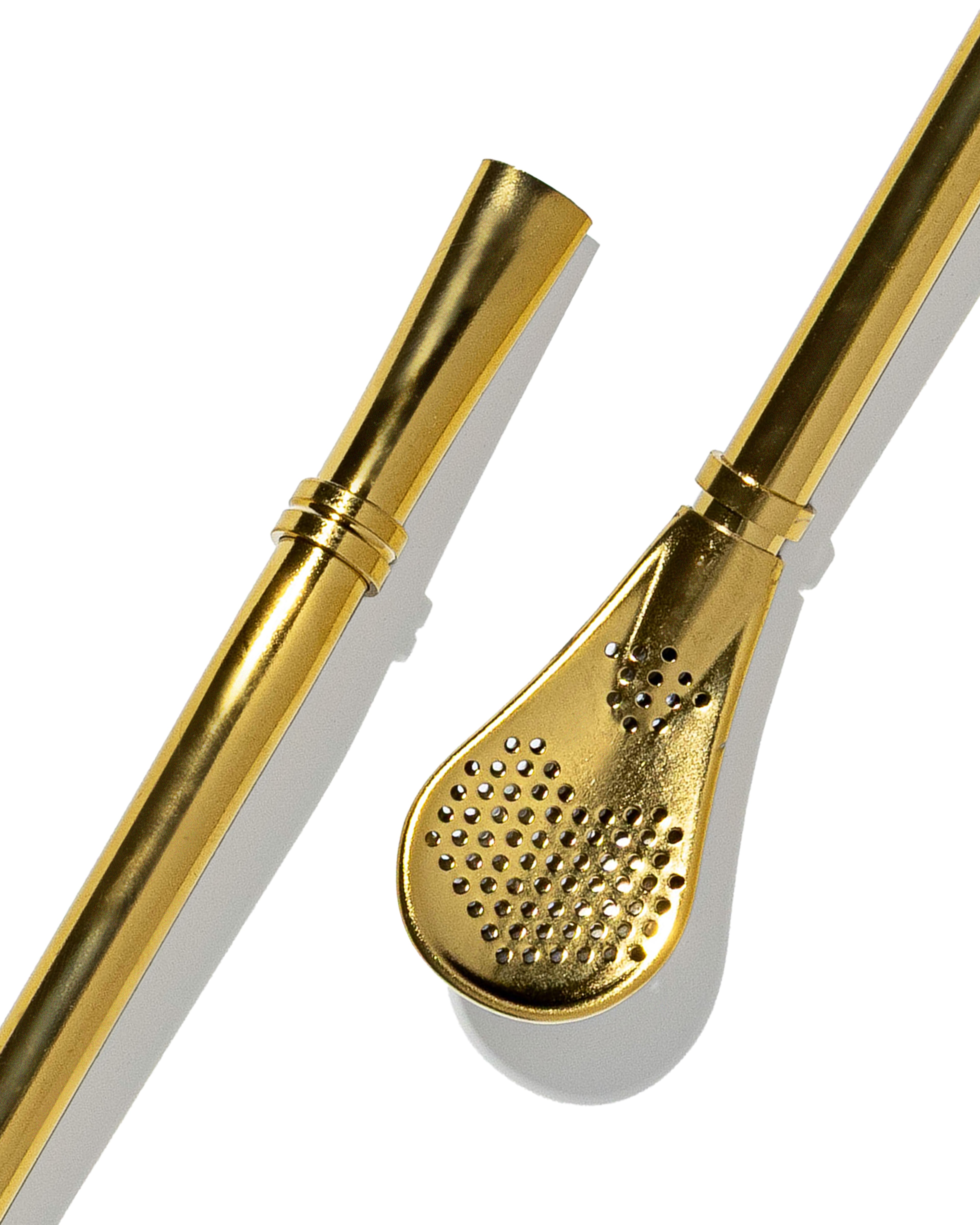 Golden Tea Straw | Filtered Straw for Loose-Leaf Herbal Tea | Sanctuary