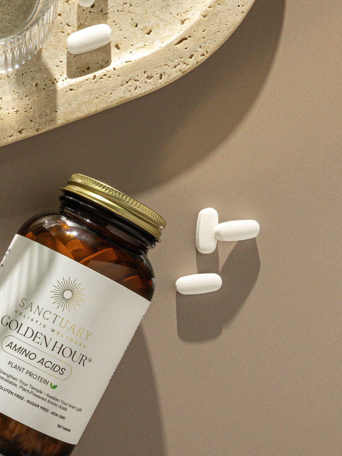 Golden Hour Aminos | Plant-Based Essential Amino Acids for Muscle &amp; Recovery