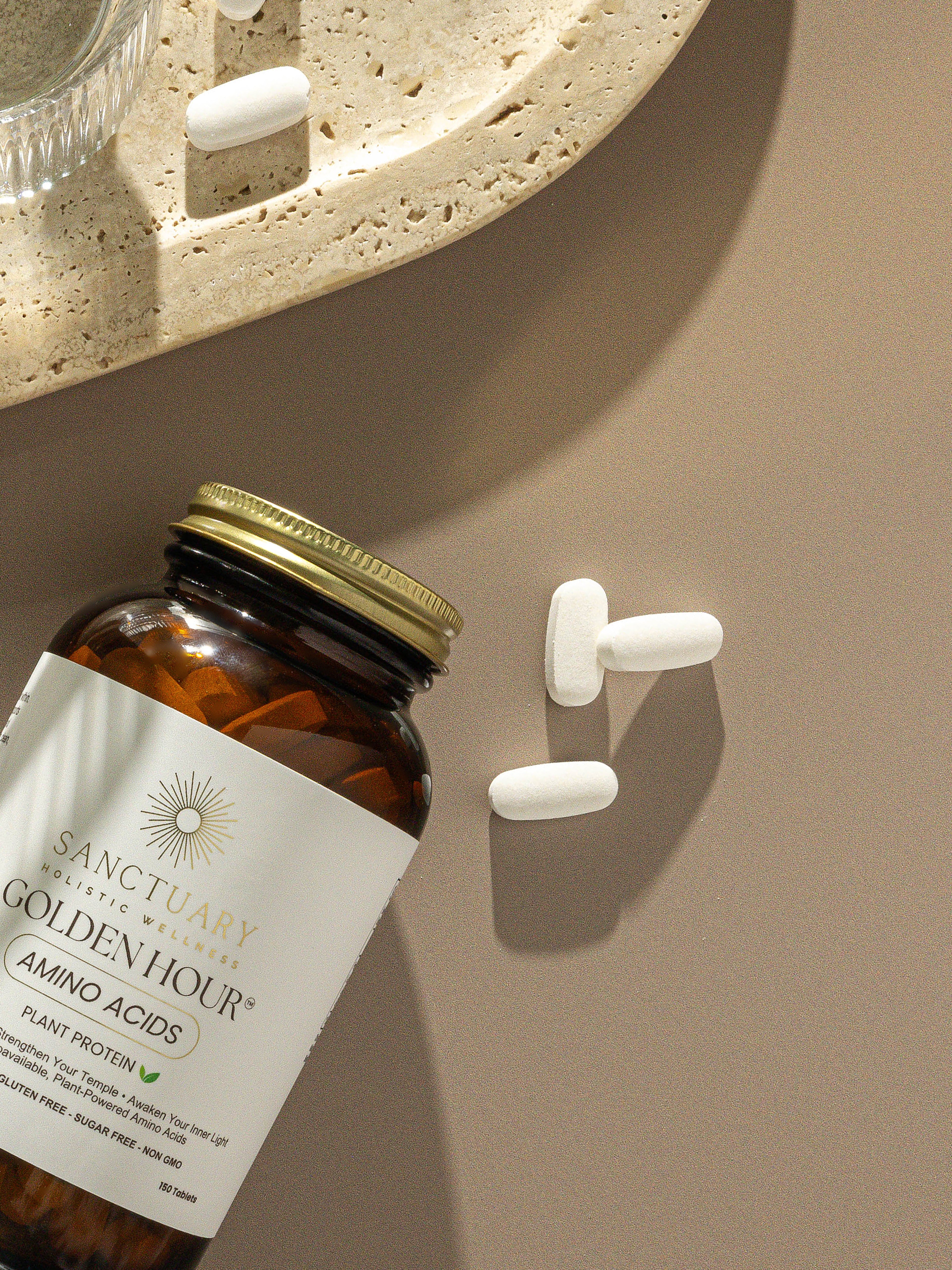 Golden Hour Aminos | Plant-Based Essential Amino Acids for Muscle &amp; Recovery