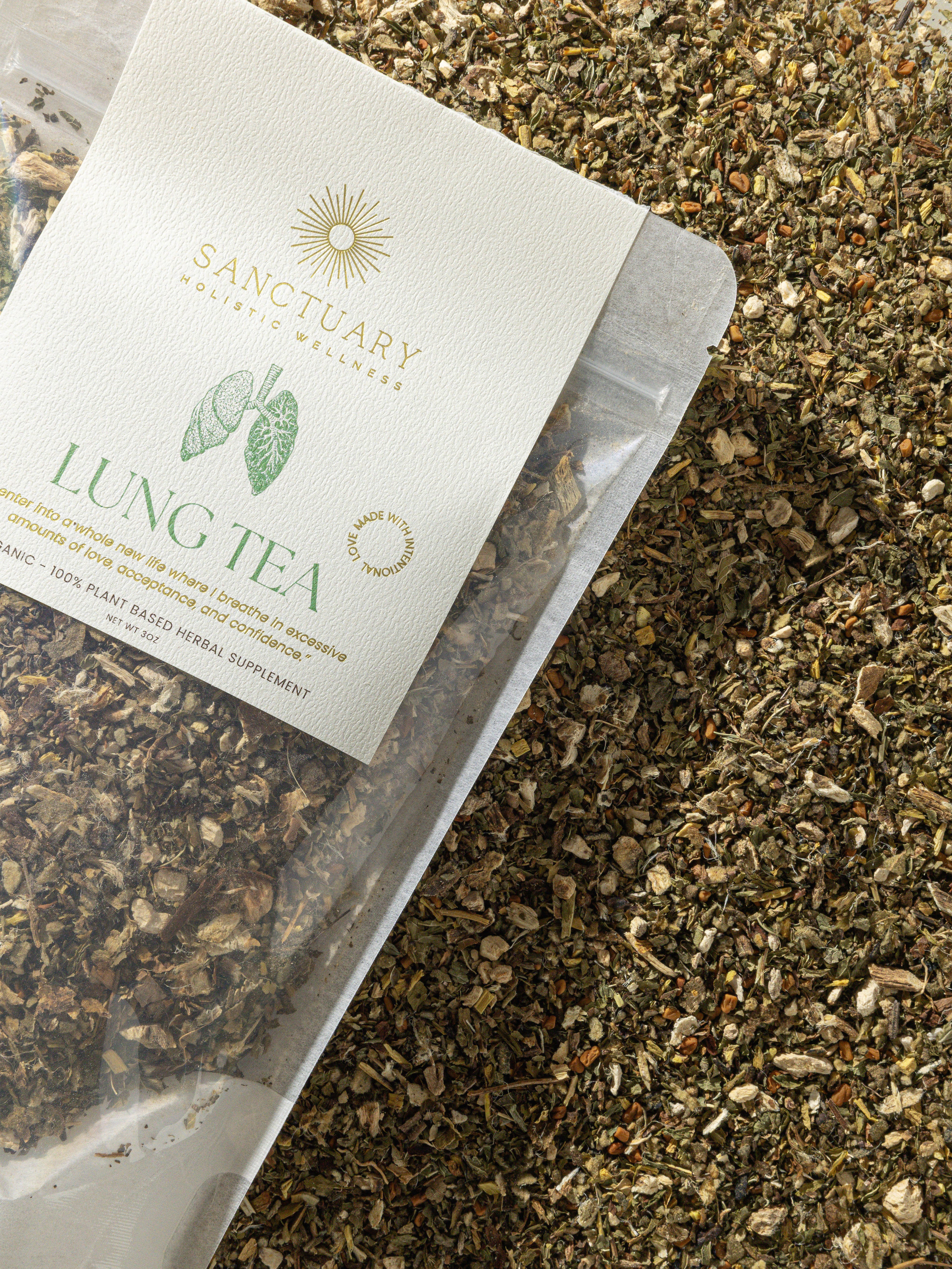 Organic Lung Tea | Herbal Respiratory &amp; Mucus Support | Sanctuary
