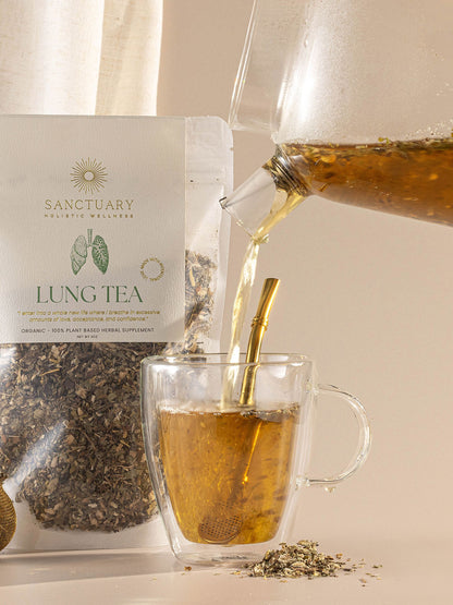 Organic Lung Tea | Herbal Respiratory &amp; Mucus Support | Sanctuary