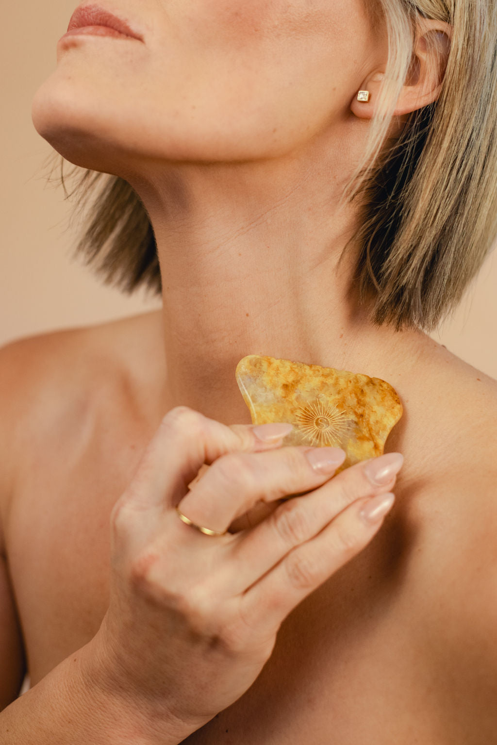 Sanctuary Citrine Gua Sha Stone