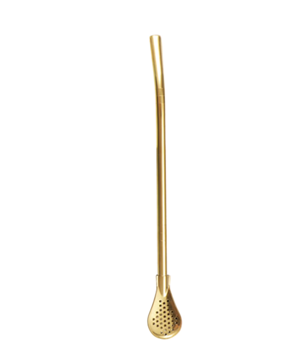 Golden Tea Straw